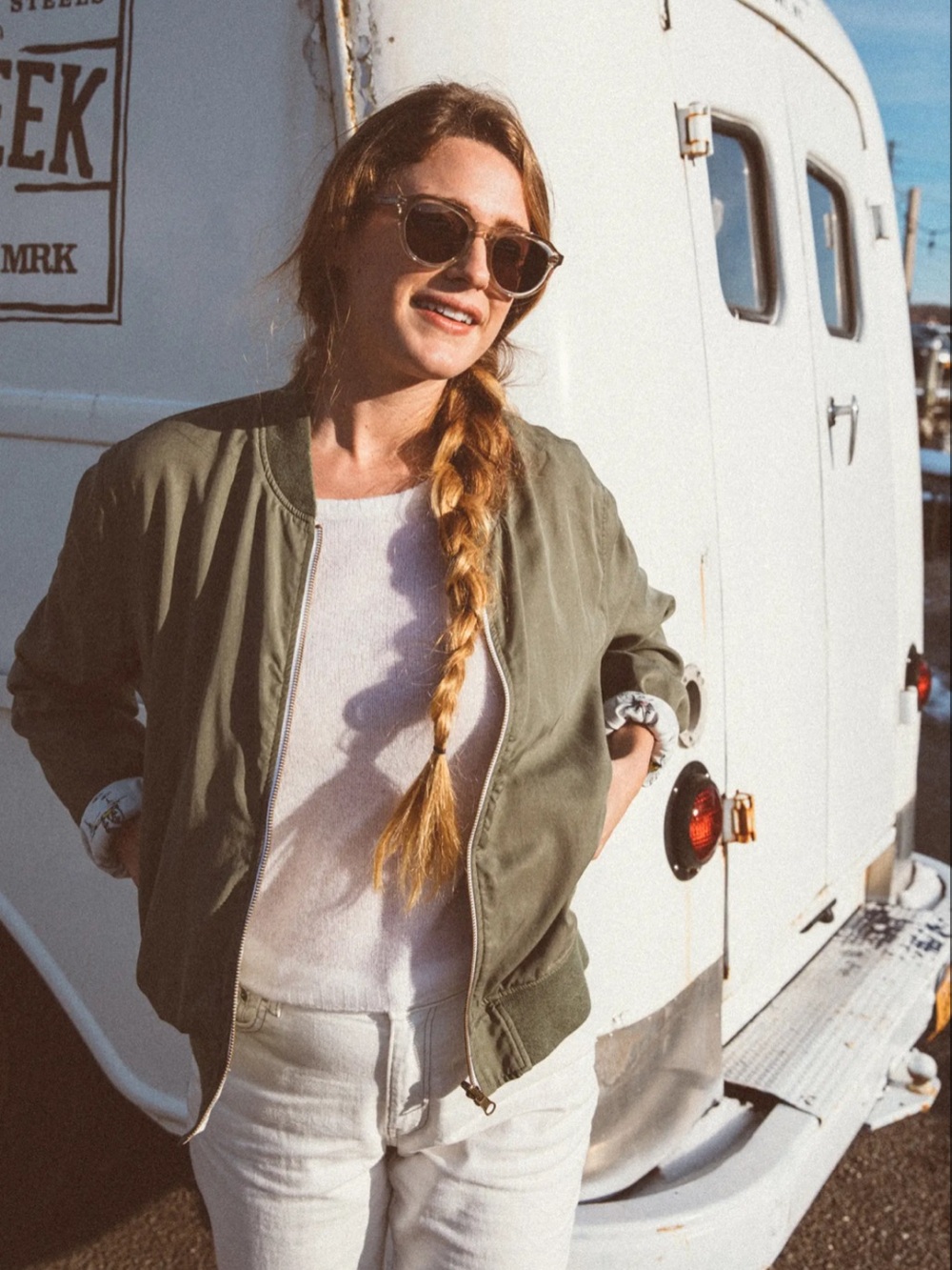 Faherty Aloha Reversible Bomber
Jacket in Pacific Atoll